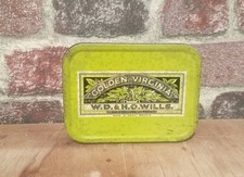Alte Tabakdose GOLDEN VIRGINIA W. D. & H. O. WILLS  HAND ROLLING TOBACCO, 
