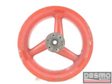 Red magnesium Marvic wheel