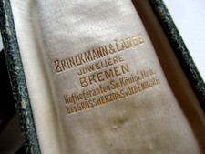 Antikes Schmucketui -vom Hoflieferant-Sr Königlich-Aufbewahrung-fotografieren