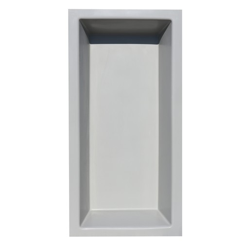 Gfk rechteckbecken 200 - gfk, (grau)
