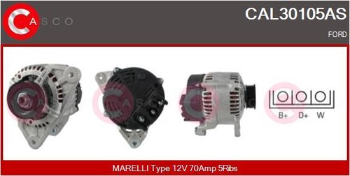 Casco lichtmaschine generator - casco,