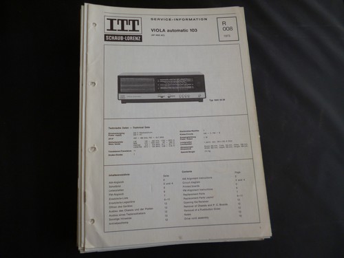 Original service manual itt - service,