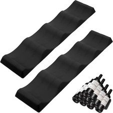 2 Stück Flaschenhalter Kühlschrank Schwarz Flaschenregal Kühlschrank Fl