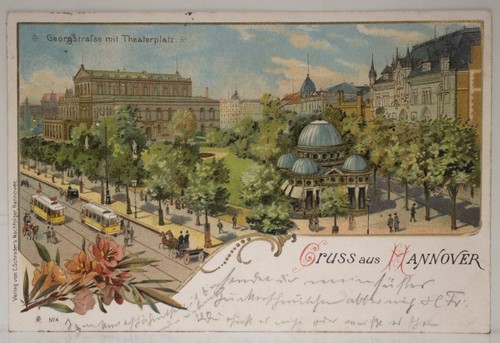 Alte litho postkarte - litho,