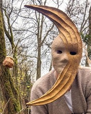 Papier-mache mask "Lunar