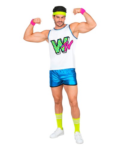 80er jahre aerobic herren - 80er,