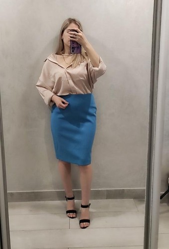 Women hugo boss skirt blue - women,