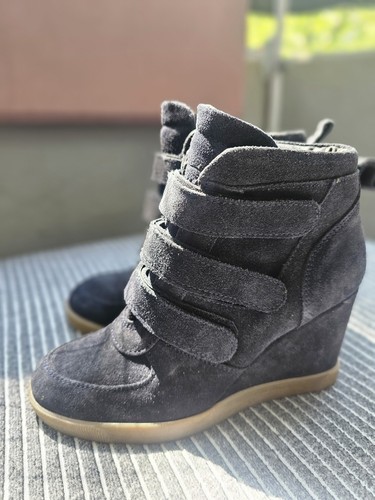 Buffalo hightop sneaker wedge - buffalo,