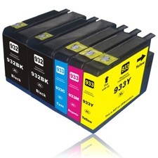 5 Druckerpatronen für HP