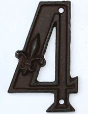 Hausnummer "4" Hausnummern