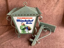 Wirtshauslampe Biergarten Lampe Mönchshof Kulmbach Kneipe Bierwerbung Nr.2