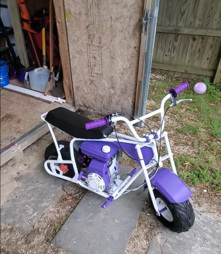 Minibike 105cc custom paint - 105cc, +
