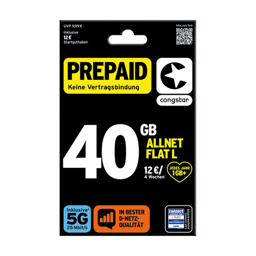 Congstar prepaid allnet - congstar, l