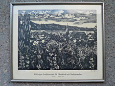 original Holzschnitt Paul Siebert 1960