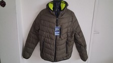 Chiemsee Winter Jacke leichte Steppjacke mit Wattierung grün olive Gr L Kapuze