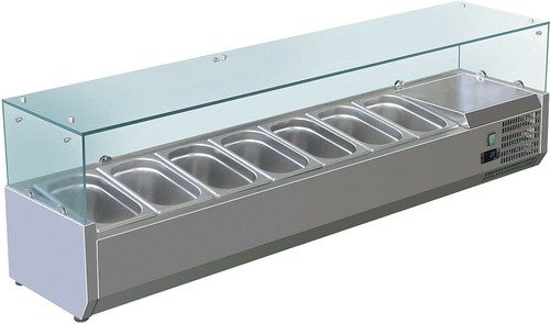 Gastro kühlaufsatzvitrine x - gastro, 7