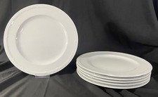 Bauscher Porzellan große Pastateller 6er-Set weiß Ø 31,5 cm