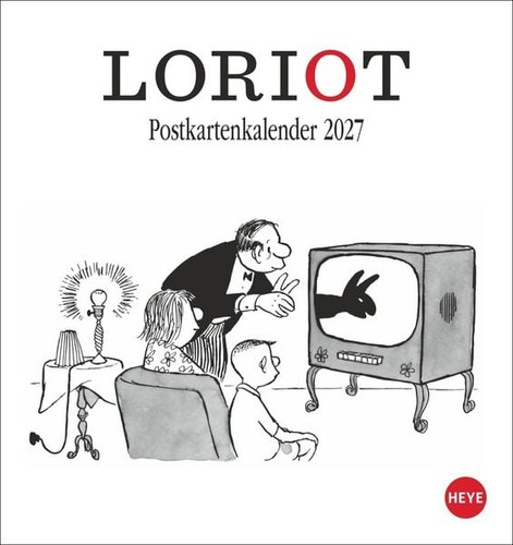 Loriot postkartenkalender 2027 - loriot,