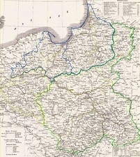 Landkarte PREUSSEN ✠ Posen