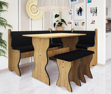 Essgruppe Tommy Eckbank mit Tisch und Hocker Küche Esstisch Esszimmergarnitur