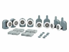 8 Duschtür Rolle Tür-Rollen Rollenführung für Duschkabine Glastürrolle Neu