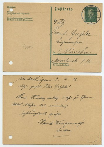 75328 ganzsache 195 - p,