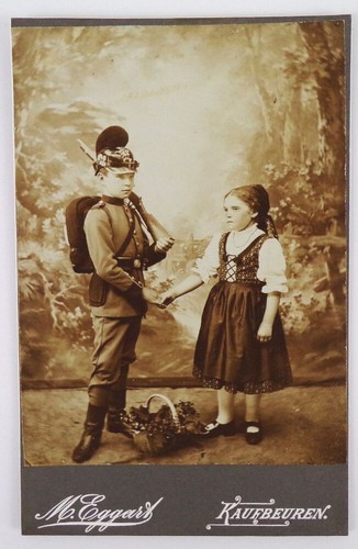 Kabinettfoto bube uniform - bube, in