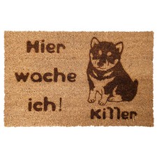 Fußmatte Kokos “Hier wache ich!”