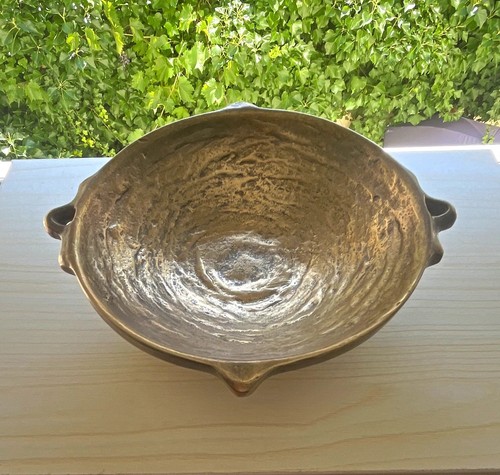 Art déco bronzeschale bkb - art,