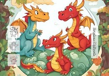 Drachen Malbuch