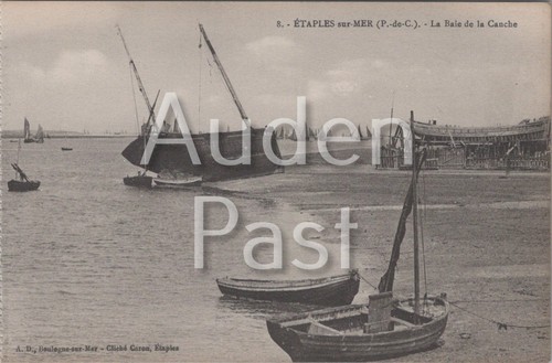 Alte topographische postkarte - topographische,