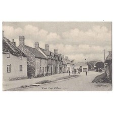 WOLLE Post Office, Postkarte durch Kauf des Bovington Camps, Poststempel Wolle 1908