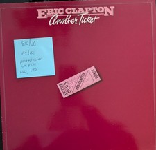Eric Clapton Another Ticket Vinyl Record EX/VG RSD5008 1980