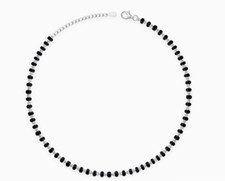 925 Sterlingsilber Schwarzer