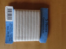 Gummiband Einzuggummi Gummilitze ca. 5m lang ca. 0,6 cm breit