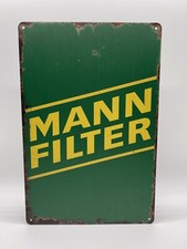 Blechschild Mann Filter 20x30cm Nostalgie Retro Reklame Vintage Deko Werkstatt