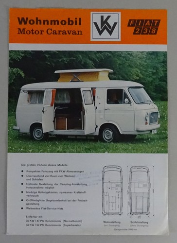 Prospektblatt weinsberg fiat - prospektblatt, /
