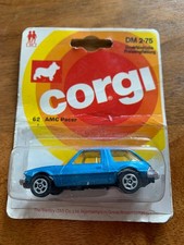NOS Corgi Juniors AMC Pacer No. 62 blaumet. OVP Blister Pappe