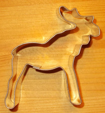 Ausstecher Elch Hirsch Rehbock Rentier 8,5 cm Lebkuchen MittelGroße Ausstechform