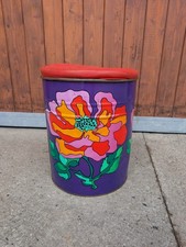 Hocker Tonne Sitztonne Flower