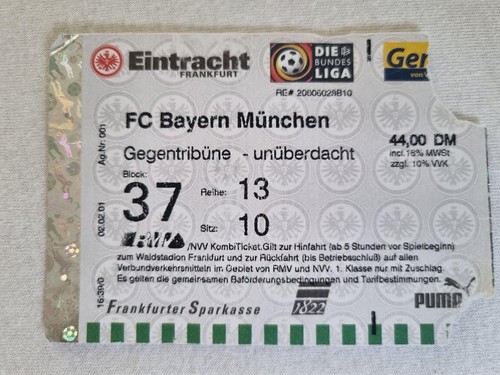 Sammlerticket eintracht - ,