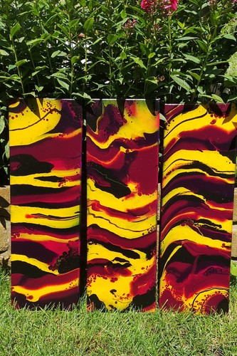 Acrylbild abstrakte kunst - acrylbild,