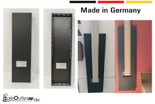 SaleOutlet24 Gurtwickler Blende Rolladen Abdeckung Deckplatte Farbe: SCHWARZ