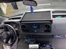 Ablagetisch Ablage Mittelablage für Mercedes Sprinter ab  2019 schwarz