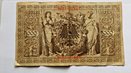 Reichsbanknote 1000 mark 1910 - reichsbanknote,