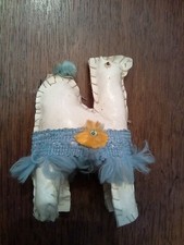 Kamel Figur Weiß Oman Handgefertigt Souvenier 12cm