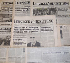 Leipziger Volkszeitung LVZ einzelne Ausgaben von 1982 bis 1990 zur Auswahl