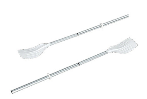 Aluminium paddel 2er - aluminium, set