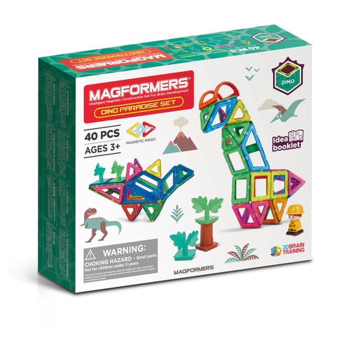 Magformers dino paradise set - paradise,
