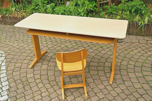 Loft möbel alter schultisch - möbel,